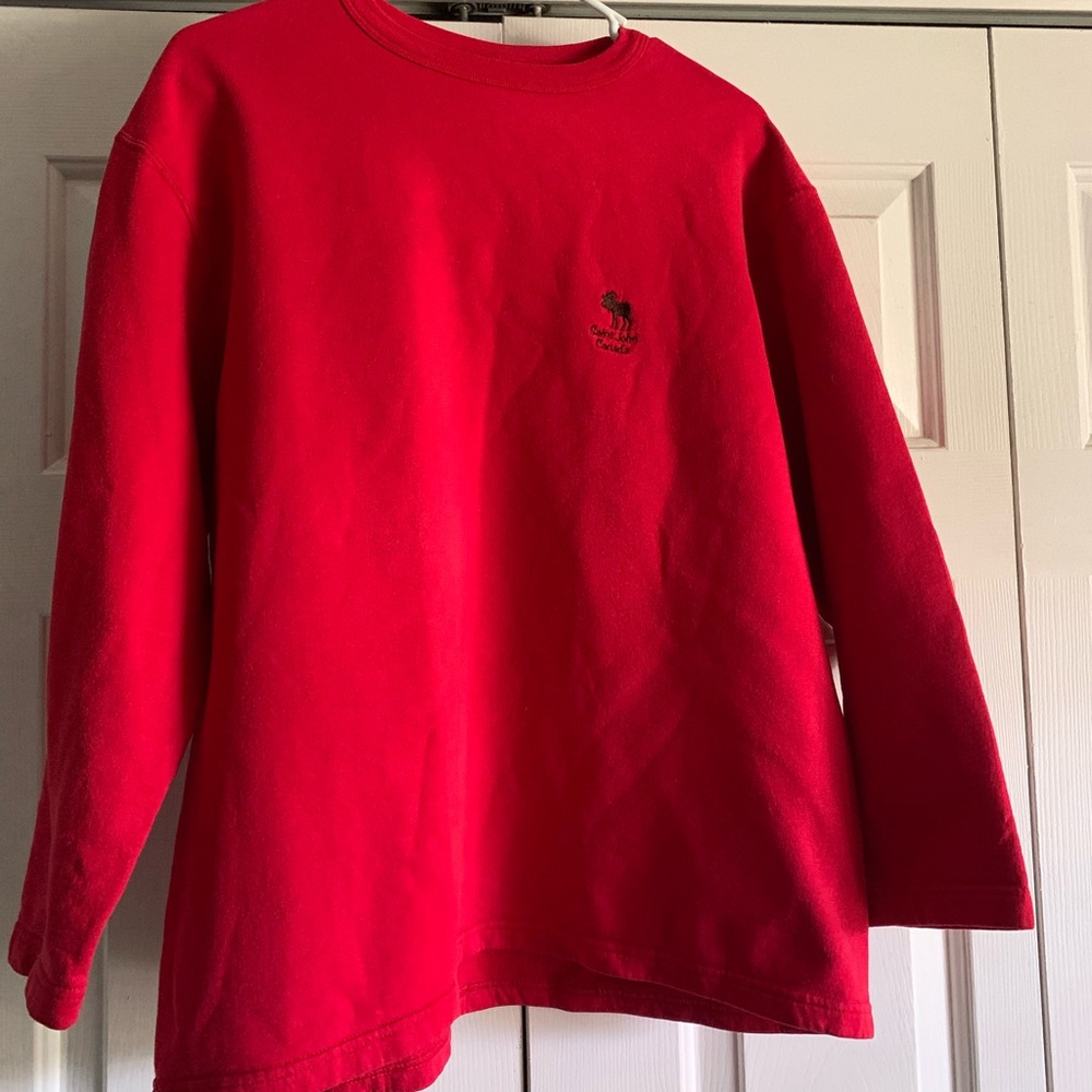 Red sweatshirt